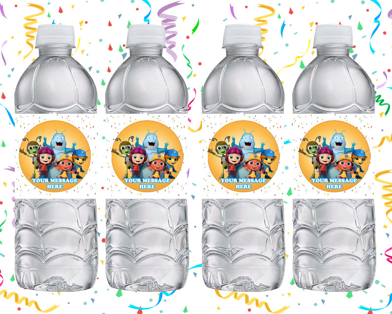 Beat Bugs Water Bottle Stickers 12 Pcs Labels Party Favors Supplies Decorations