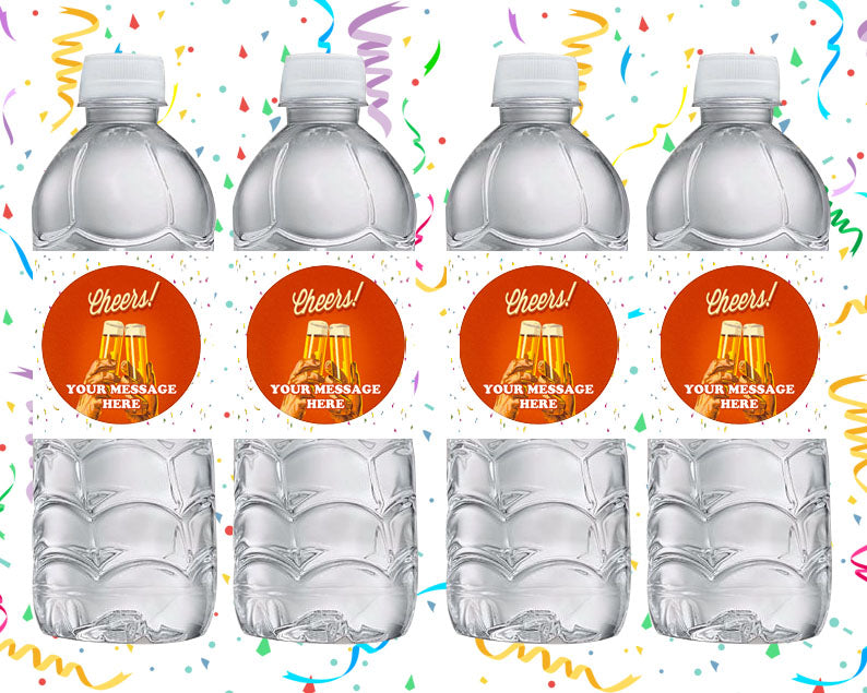 Beer Water Bottle Stickers 12 Pcs Labels Party Favors Supplies Decorations