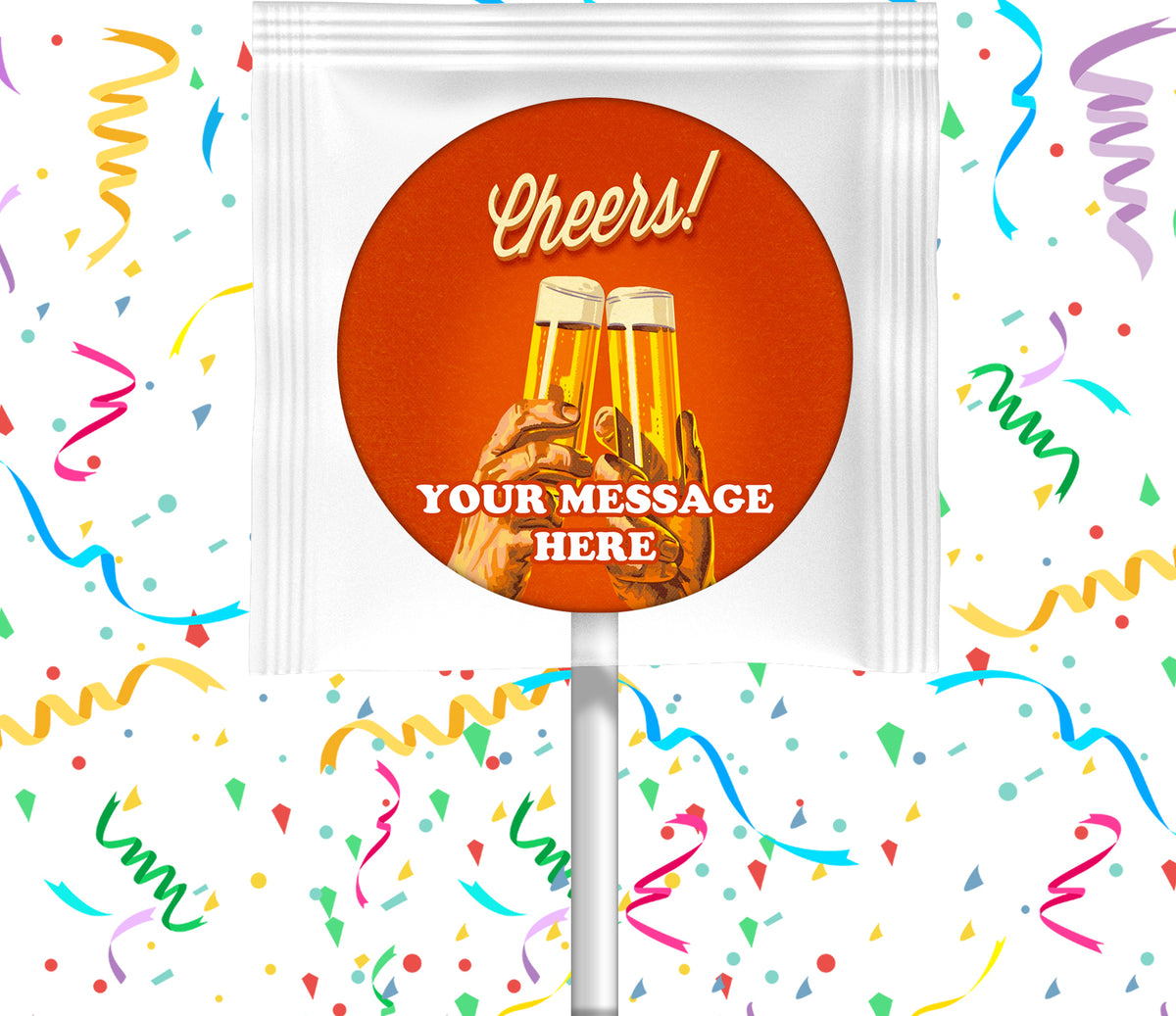 Beer Lollipops Party Favors Personalized Suckers 12 Pcs