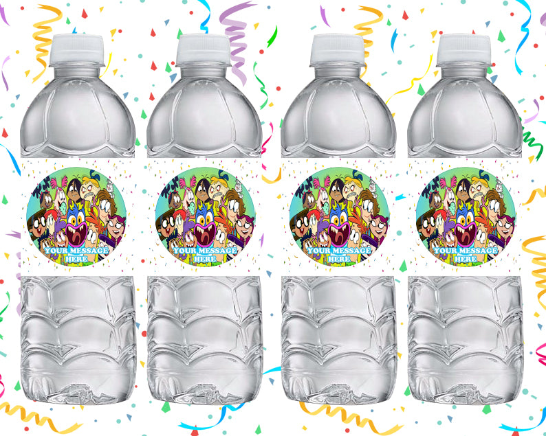 Bunsen Is A Beast Water Bottle Stickers 12 Pcs Labels Party Favors Supplies Decorations