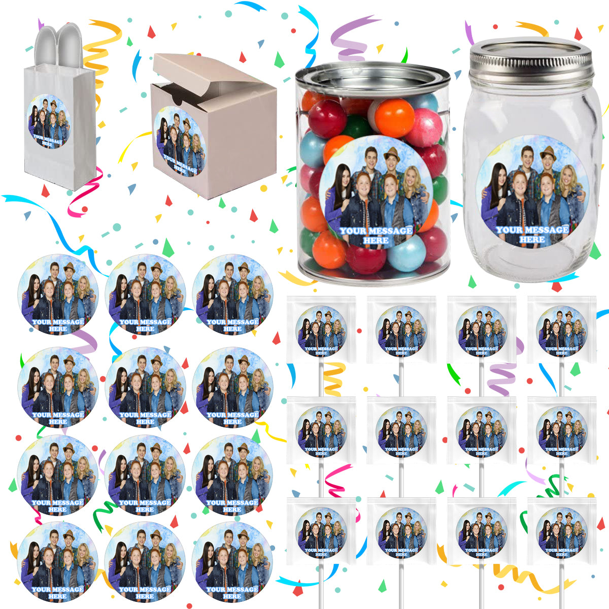 Best Friends Whenever Party Favors Supplies Decorations Stickers 12 Pcs