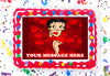 Betty Boop Edible Image Cake Topper Personalized Birthday Sheet Decoration Custom Party Frosting Transfer Fondant