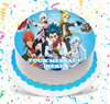 Beyblade Edible Image Cake Topper Personalized Birthday Sheet Custom Frosting Round Circle