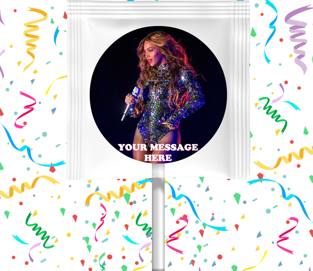 Beyonce Lollipops Party Favors Personalized Suckers 12 Pcs
