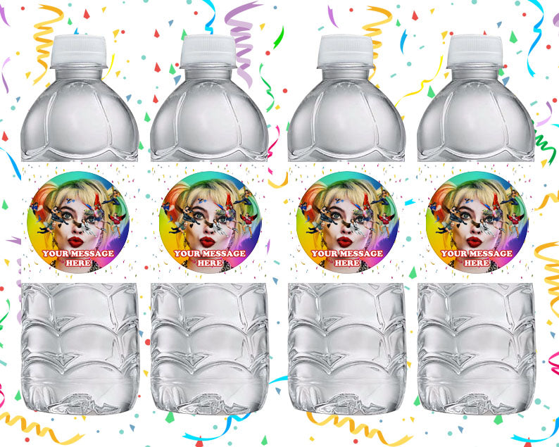 Birds Of Prey Water Bottle Stickers 12 Pcs Labels Party Favors Supplies Decorations