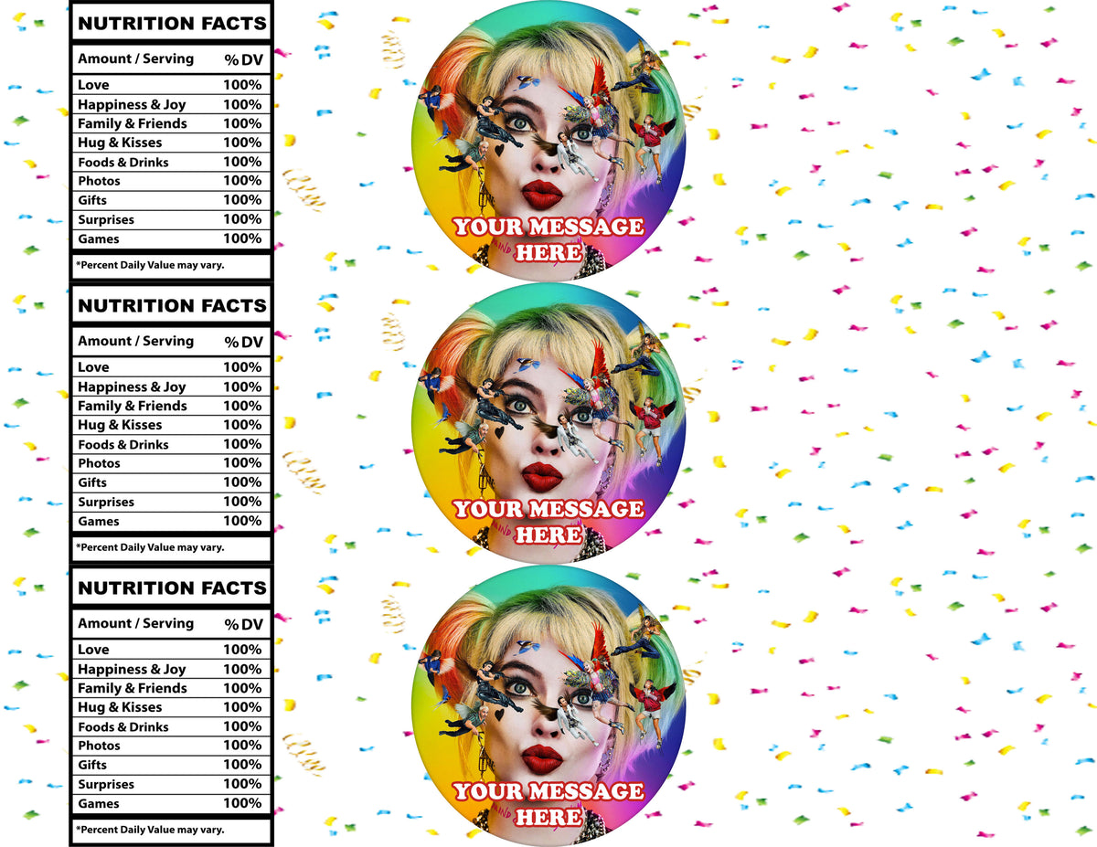 Birds Of Prey Water Bottle Stickers 12 Pcs Labels Party Favors Supplies Decorations