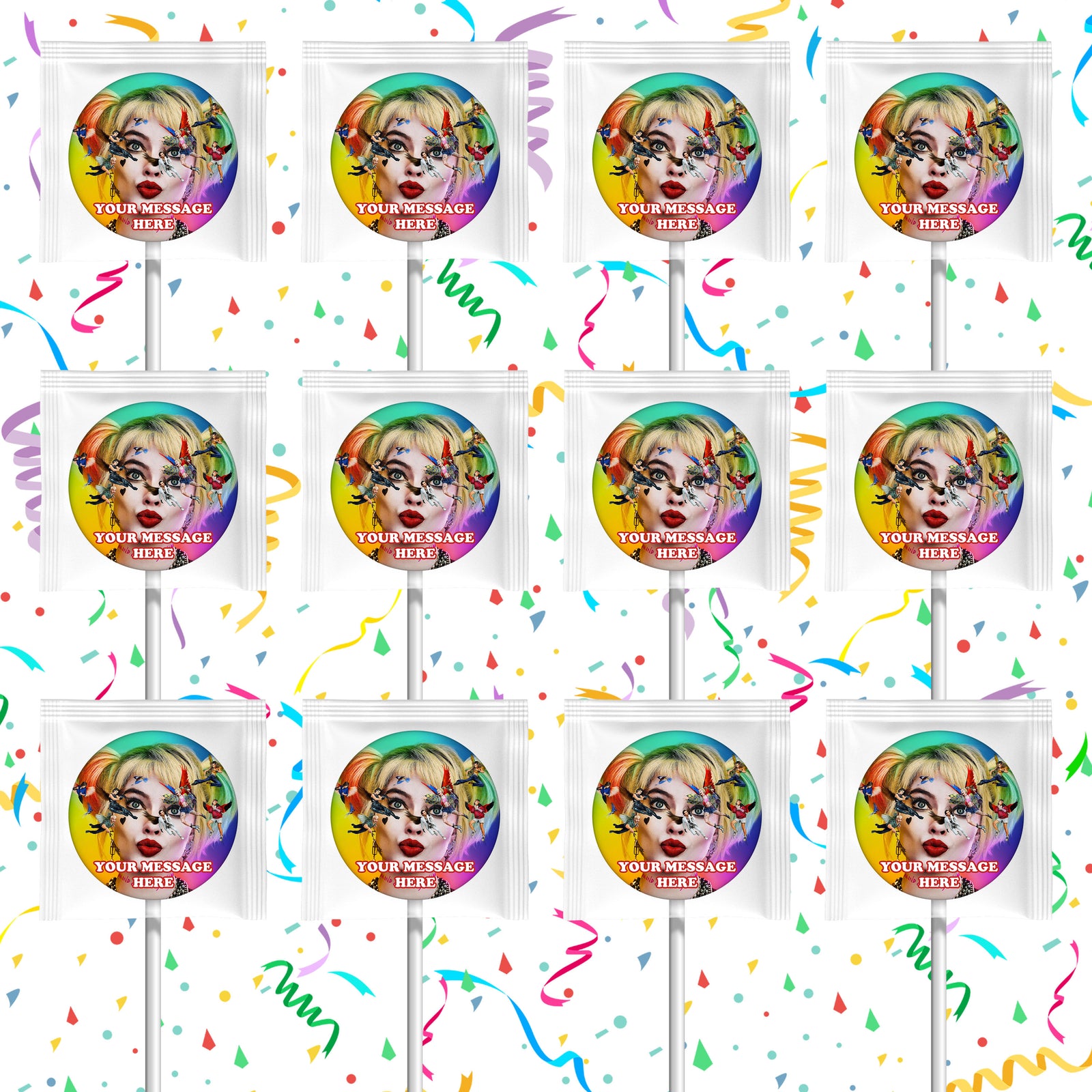 Birds Of Prey Lollipops Party Favors Personalized Suckers 12 Pcs