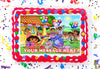 Dora The Explorer Edible Image Cake Topper Personalized Birthday Sheet Decoration Custom Party Frosting Transfer Fondant