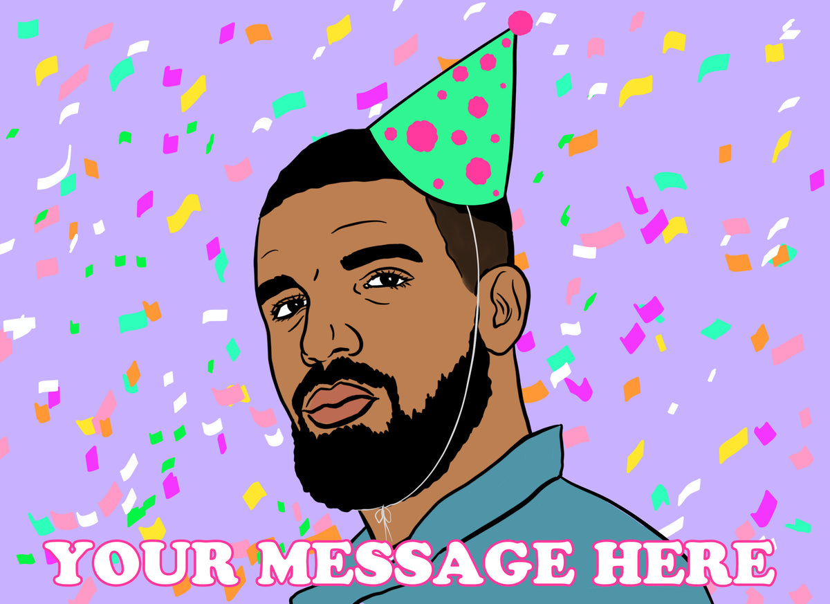 Drake Edible Image Cake Topper Personalized Birthday Sheet Decoration Custom Party Frosting Transfer Fondant