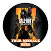 Call Of Duty Black Ops 4 Edible Image Cake Topper Personalized Birthday Sheet Custom Frosting Round Circle