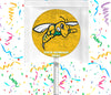 Black Hills State University Yellow Jackets Lollipops Party Favors Personalized Suckers 12 Pcs