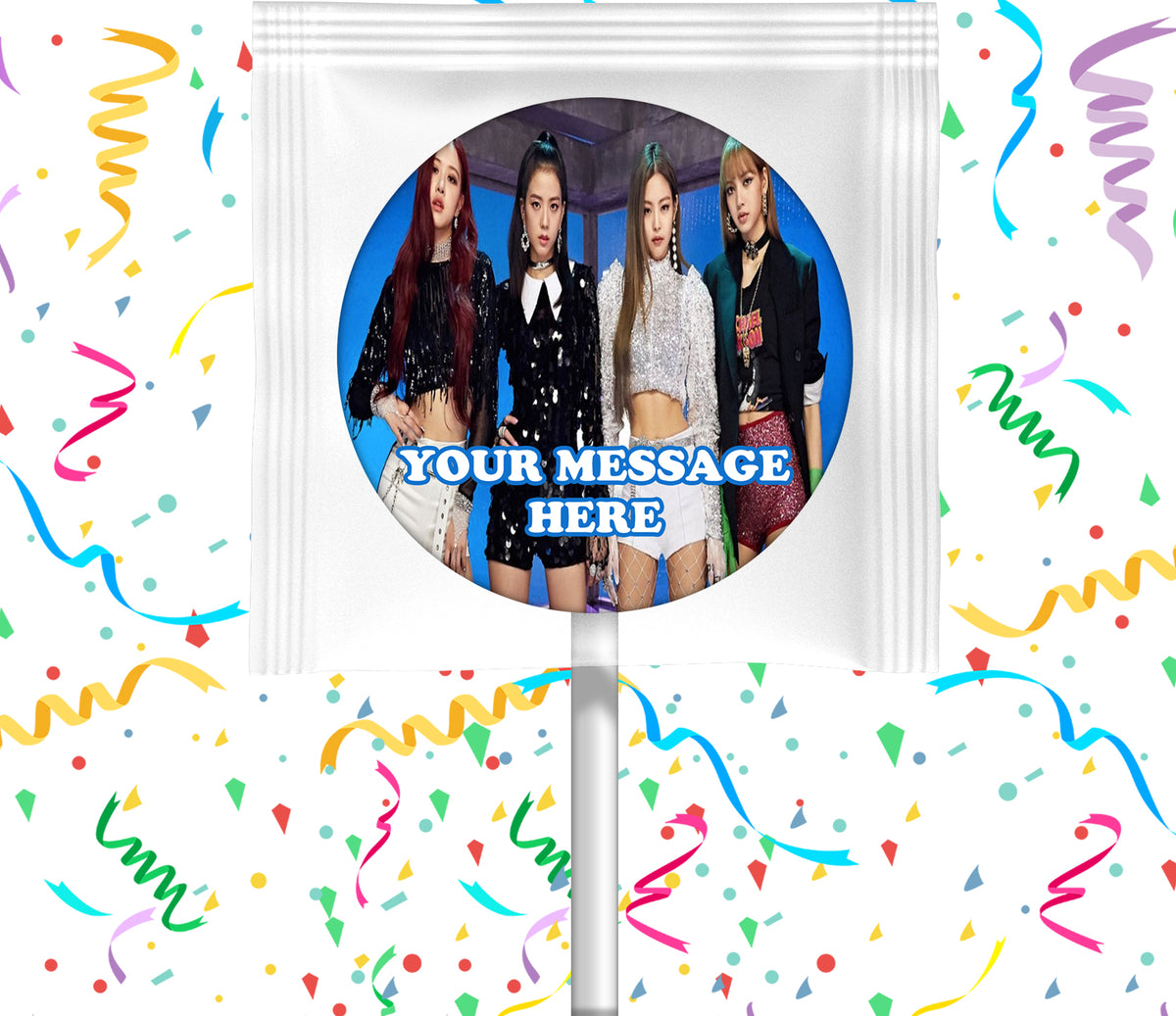 Blackpink Lollipops Party Favors Personalized Suckers 12 Pcs