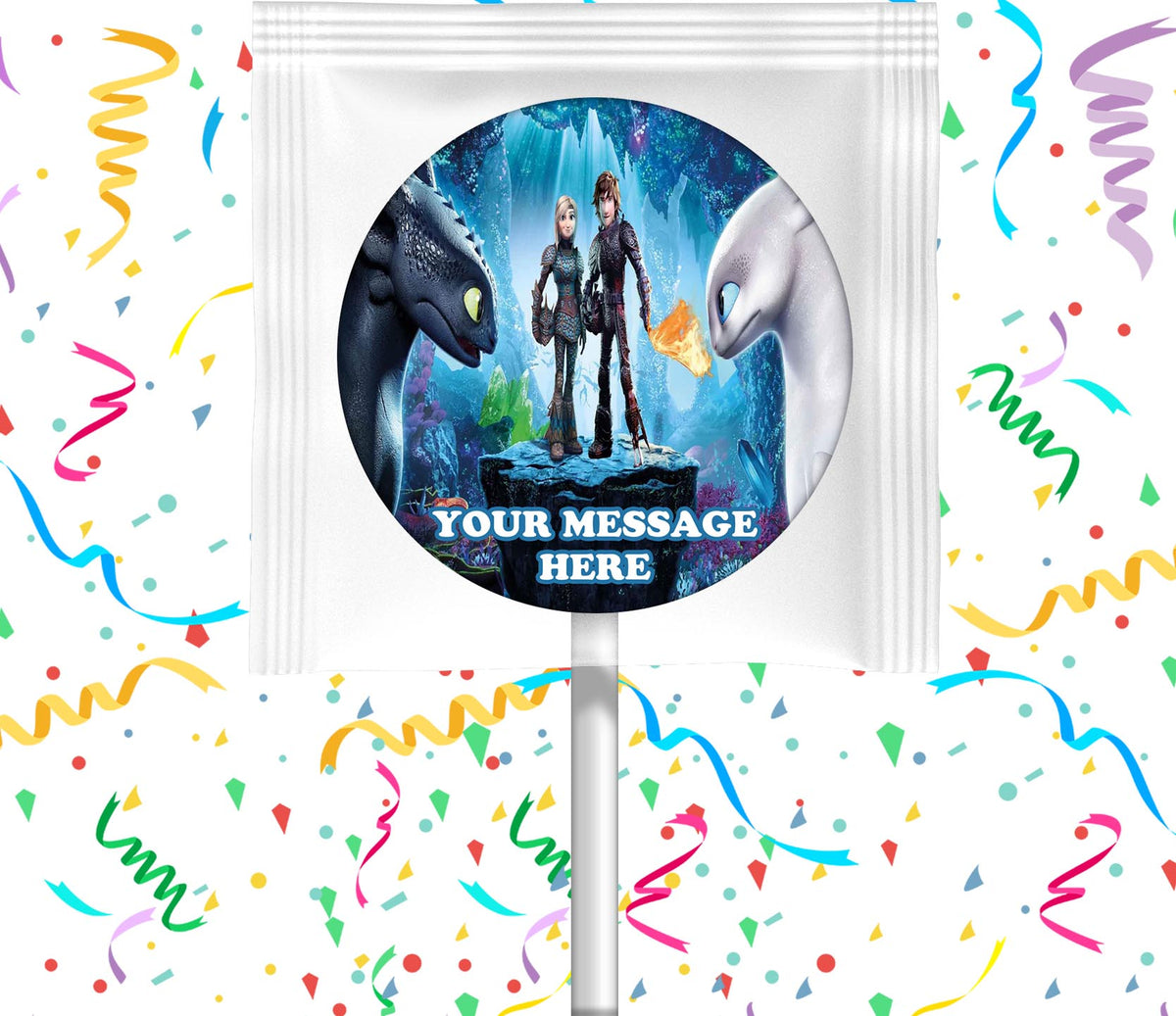How To Train Your Dragon Lollipops Party Favors Personalized Suckers 12 Pcs