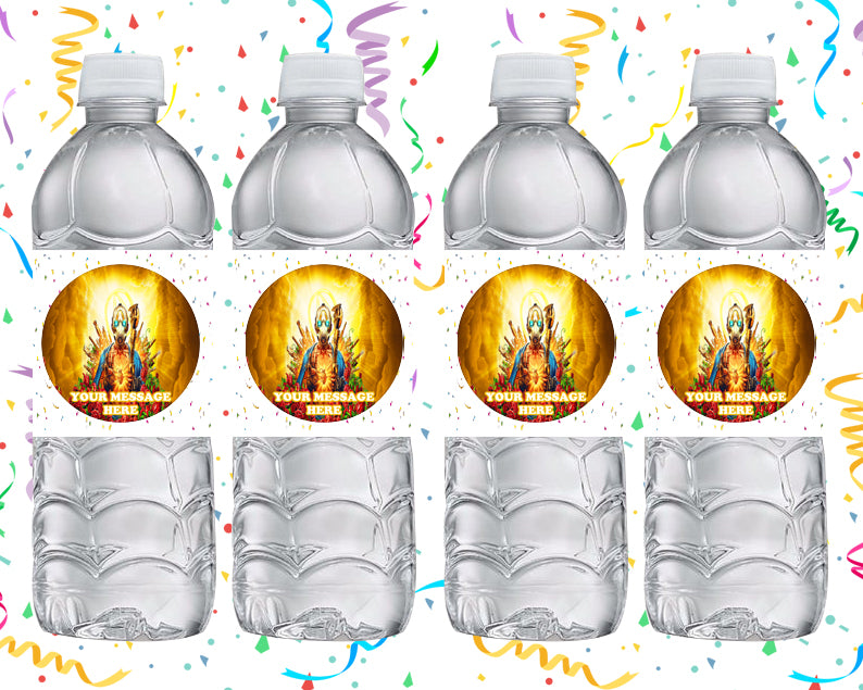 Boarderlands Water Bottle Stickers 12 Pcs Labels Party Favors Supplies Decorations
