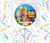 Bob The Builder Lollipops Party Favors Personalized Suckers 12 Pcs