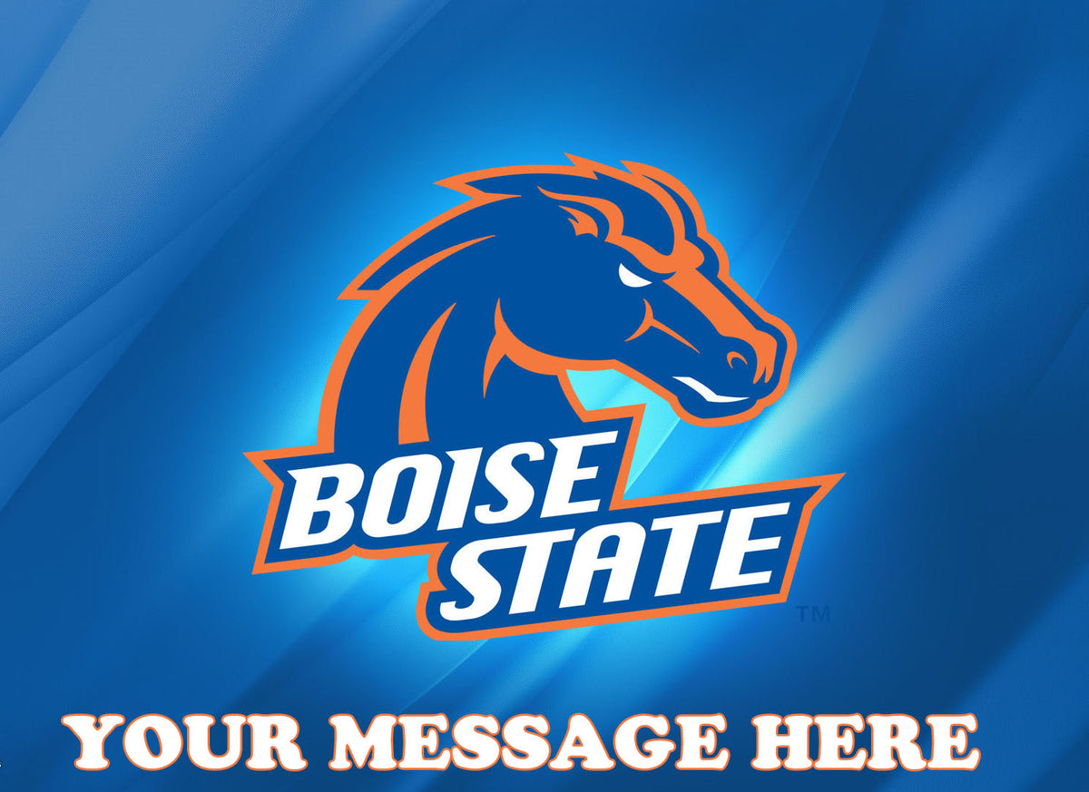 Boise State Broncos Edible Image Cake Topper Personalized Birthday Sheet Decoration Custom Party Frosting Transfer Fondant