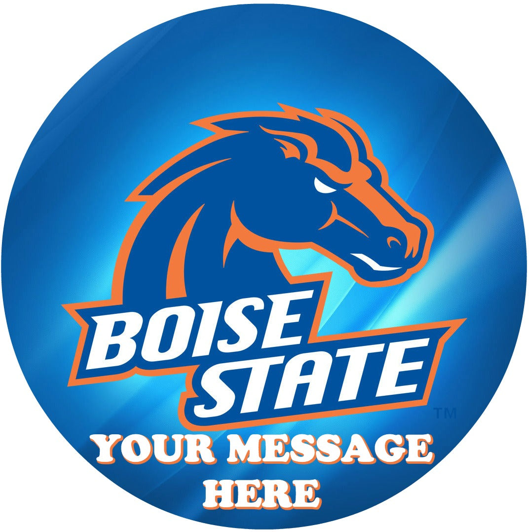 Boise State Broncos Edible Image Cake Topper Personalized Birthday Sheet Custom Frosting Round Circle