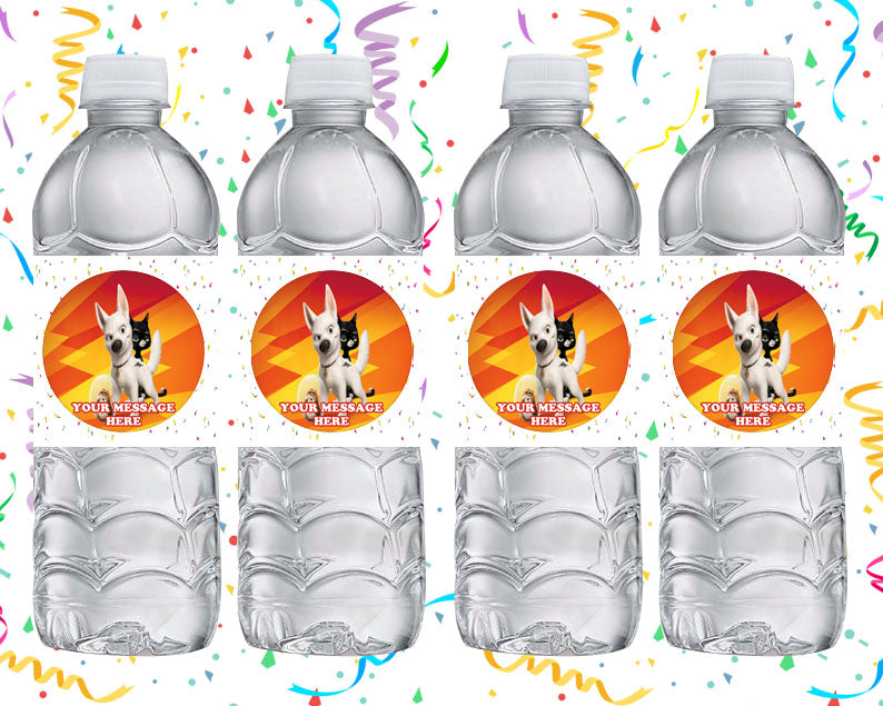 Bolt Water Bottle Stickers 12 Pcs Labels Party Favors Supplies Decorations