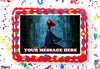 Brave Edible Image Cake Topper Personalized Frosting Icing Sheet Custom