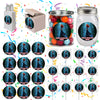 Brave Party Favors Supplies Decorations Stickers 12 Pcs