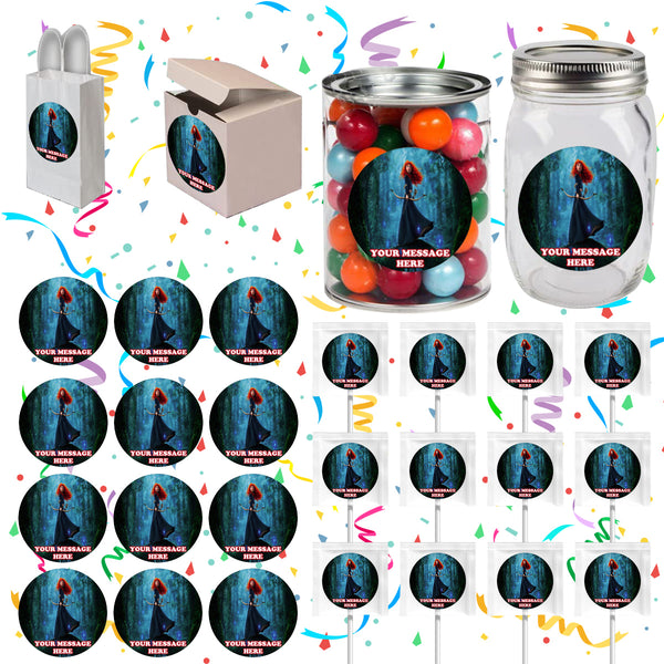 Brave Party Favors Supplies Decorations Stickers 12 Pcs - PartyCreationz