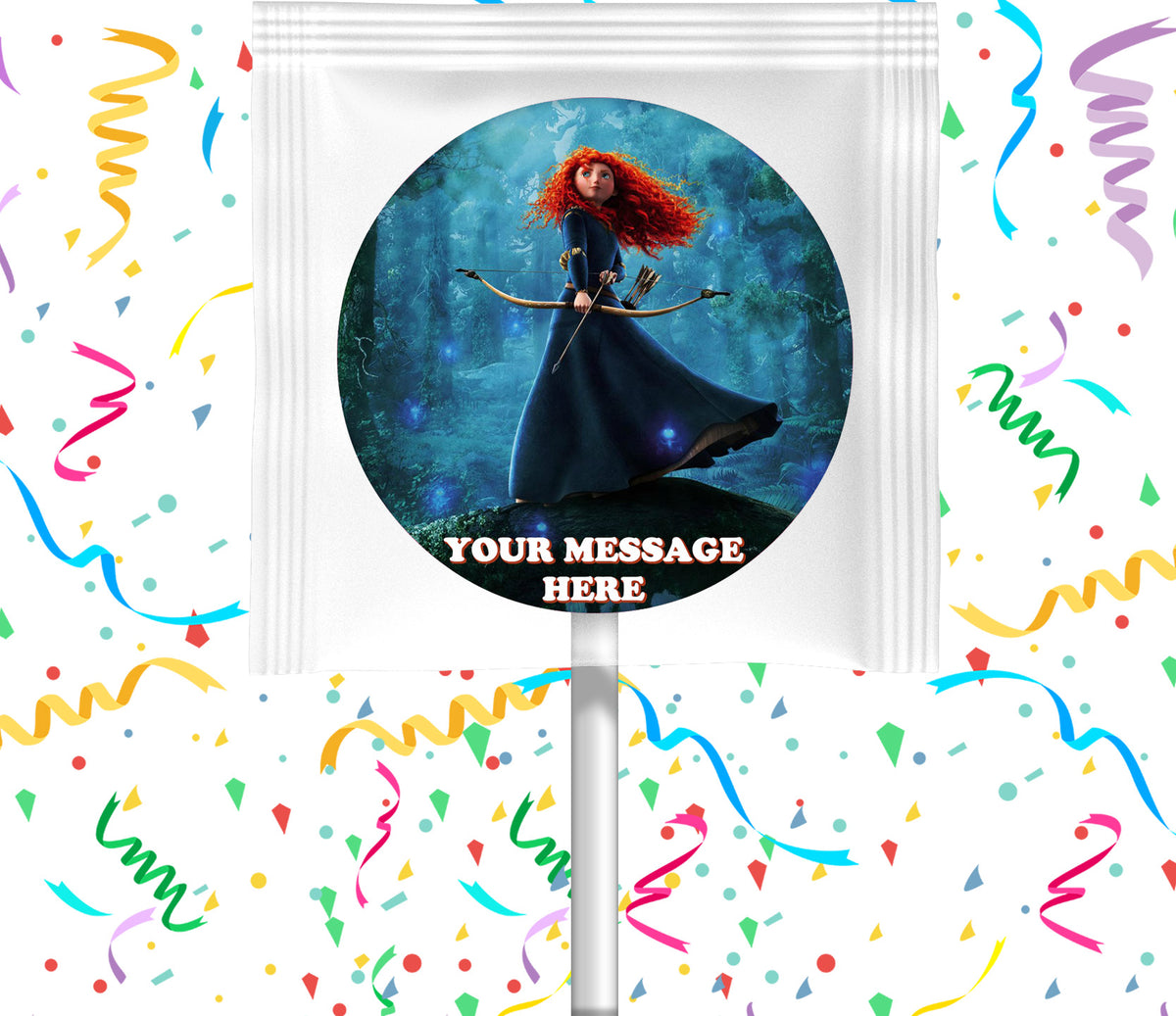 Brave Lollipops Party Favors Personalized Suckers 12 Pcs