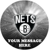 Brooklyn Nets Edible Image Cake Topper Personalized Birthday Sheet Custom Frosting Round Circle