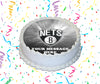 Brooklyn Nets Edible Image Cake Topper Personalized Birthday Sheet Custom Frosting Round Circle