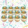 Bubble Guppies Edible Cupcake Toppers (12 Images) Cake Image Icing Sugar Sheet