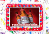Budweiser Edible Image Cake Topper Personalized Frosting Icing Sheet Custom