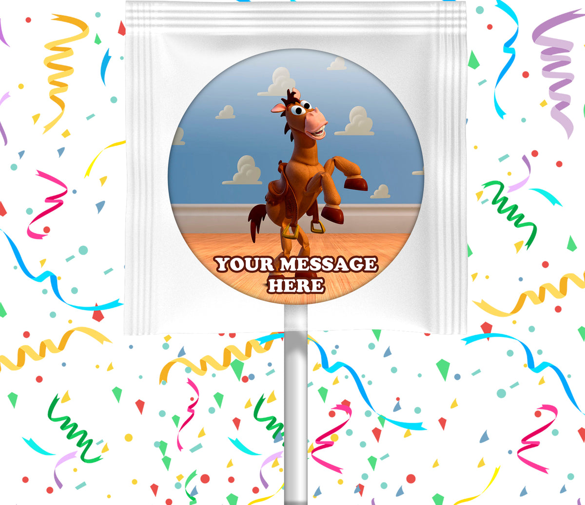 Bullseye Toy Story Lollipops Party Favors Personalized Suckers 12 Pcs