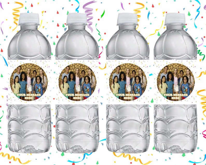 Bunk'd Water Bottle Stickers 12 Pcs Labels Party Favors Supplies Decorations