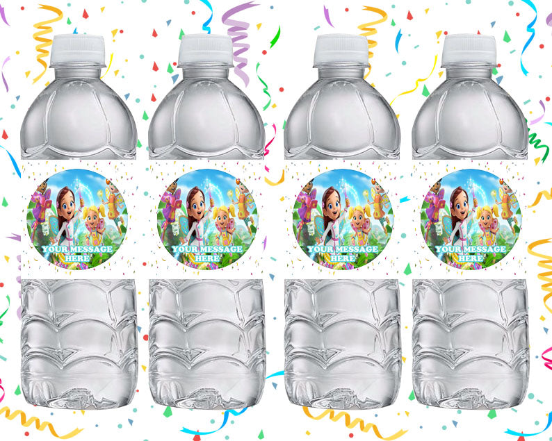 Butterbean's Cafe Water Bottle Stickers 12 Pcs Labels Party Favors Supplies Decorations