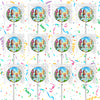 Butterbean's Cafe Lollipops Party Favors Personalized Suckers 12 Pcs