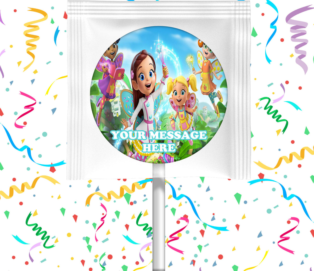 Butterbean's Cafe Lollipops Party Favors Personalized Suckers 12 Pcs