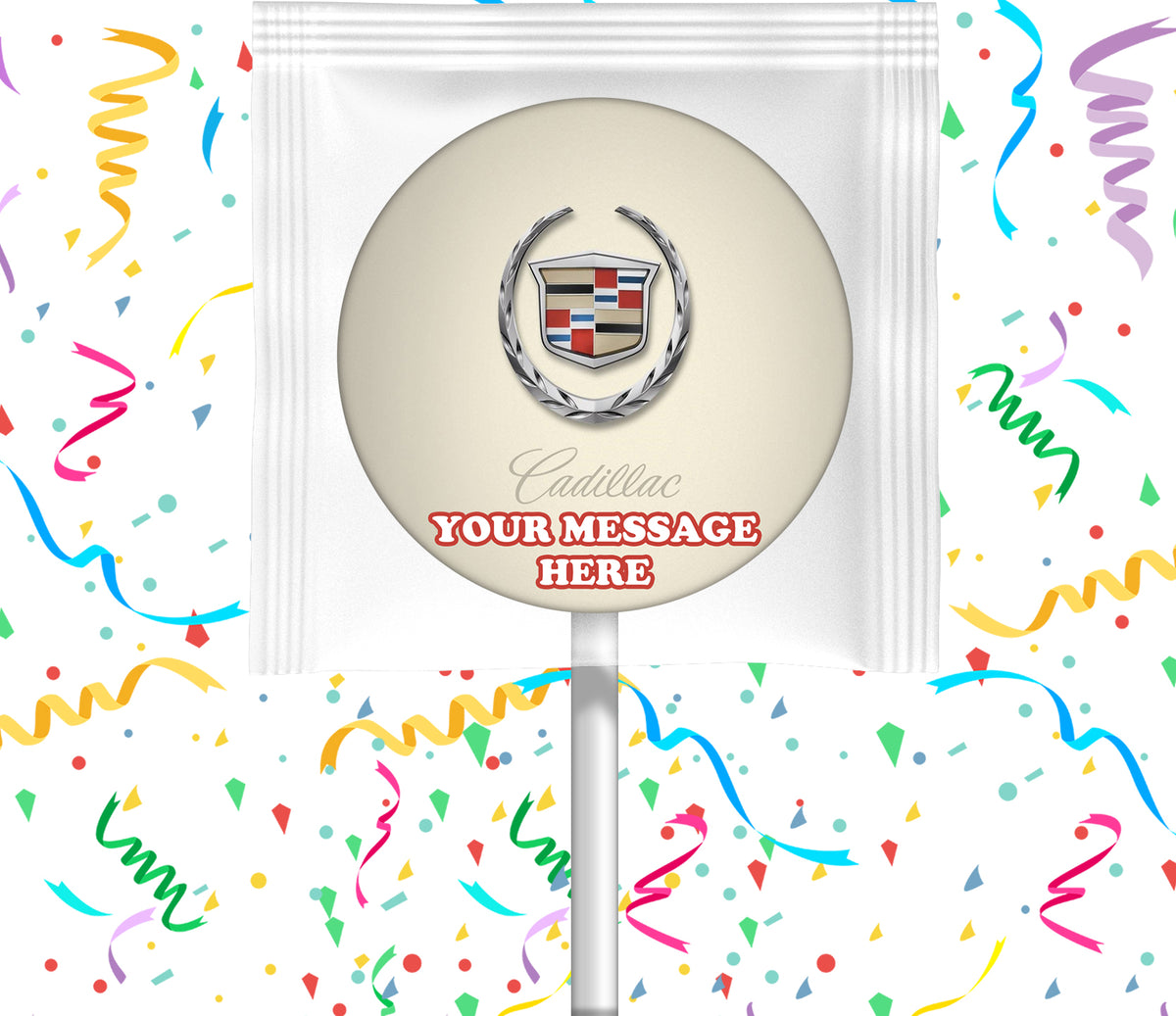 Cadillac Lollipops Party Favors Personalized Suckers 12 Pcs