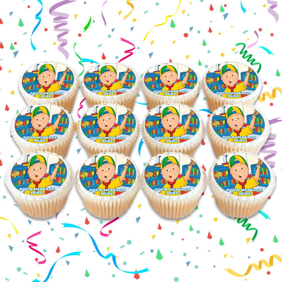 Caillou Edible Cupcake Toppers (12 Images) Cake Image Icing Sugar Sheet