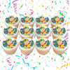 Caillou Edible Cupcake Toppers (12 Images) Cake Image Icing Sugar Sheet