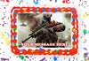 Call Of Duty Edible Image Cake Topper Personalized Frosting Icing Sheet Custom