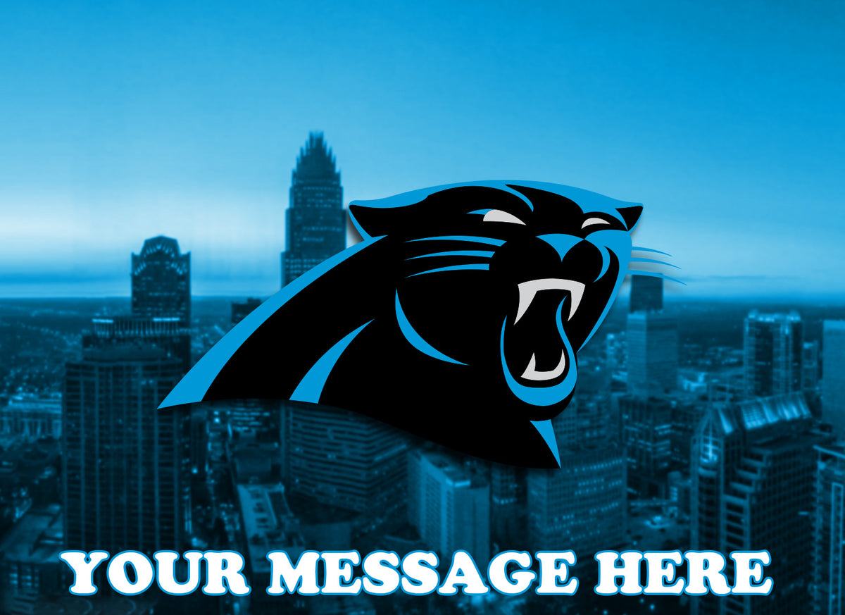 Carolina Panthers Edible Image Cake Topper Personalized Birthday Sheet Decoration Custom Party Frosting Transfer Fondant