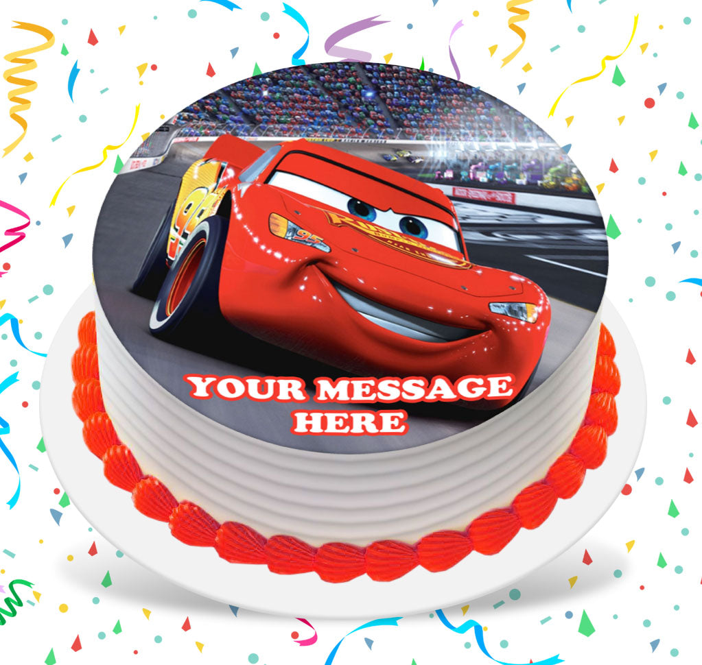 Cars Lightning McQueen Mater Edible Cake Toppers – Ediblecakeimage