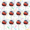 Cars Lollipops Party Favors Personalized Suckers 12 Pcs