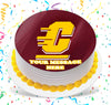 Central Michigan Chippewas Edible Image Cake Topper Personalized Birthday Sheet Custom Frosting Round Circle