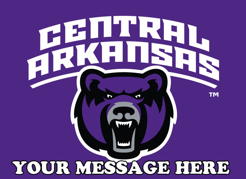 Central Arkansas Bears Edible Image Cake Topper Personalized Birthday Sheet Decoration Custom Party Frosting Transfer Fondant