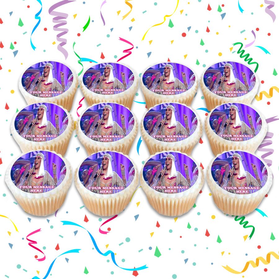 Cher Edible Cupcake Toppers (12 Images) Cake Image Icing Sugar Sheet