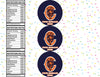 Chicago Bears Water Bottle Stickers 12 Pcs Labels Party Favors Supplies Decorations