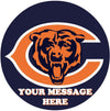 Chicago Bears Edible Image Cake Topper Personalized Birthday Sheet Custom Frosting Round Circle