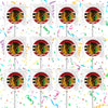 Chicago Blackhawks Lollipops Party Favors Personalized Suckers 12 Pcs