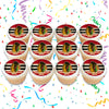 Chicago Blackhawks Edible Cupcake Toppers (12 Images) Cake Image Icing Sugar Sheet