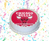 Chicago Bulls Edible Image Cake Topper Personalized Birthday Sheet Custom Frosting Round Circle